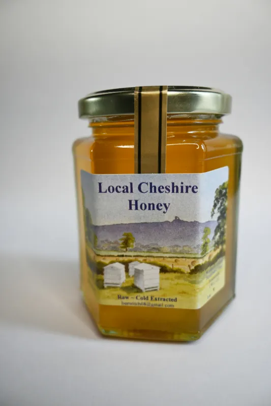 Product: 340g Raw Cold Extracted Cheshire Honey
