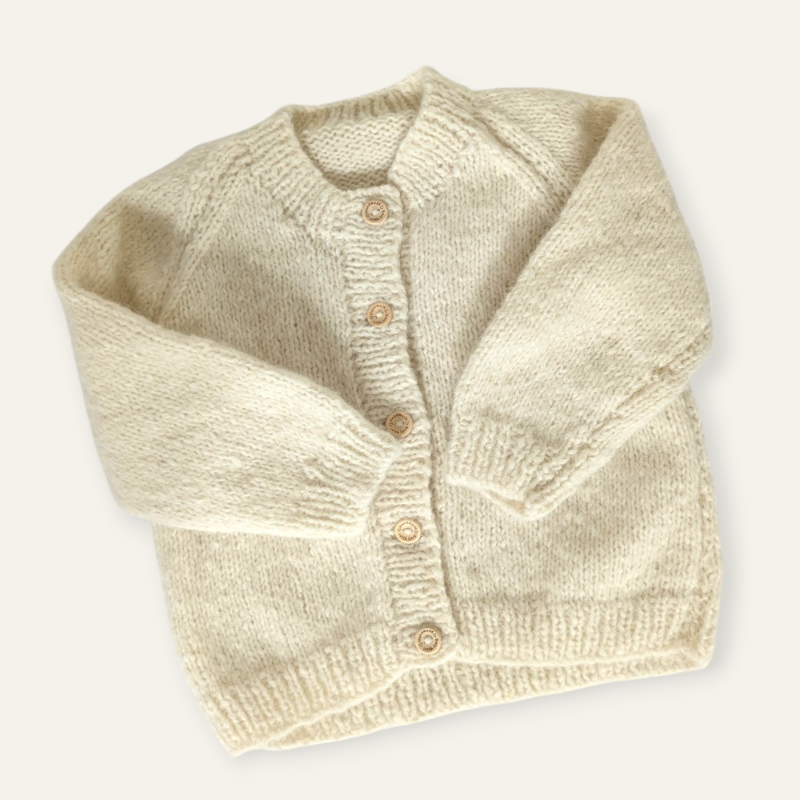 Product: Baby Alpaca and Merino Wool Regal Cardigan 9-12 months