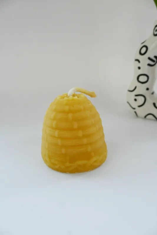 Beeswax Skep Candle