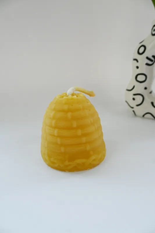 Product: Beeswax Skep Candle
