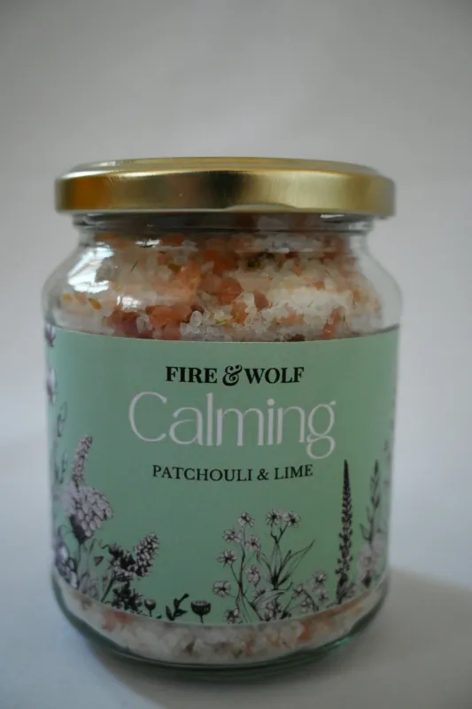 Product: Calming Botanical Bath Salts | Patchouli & Lime