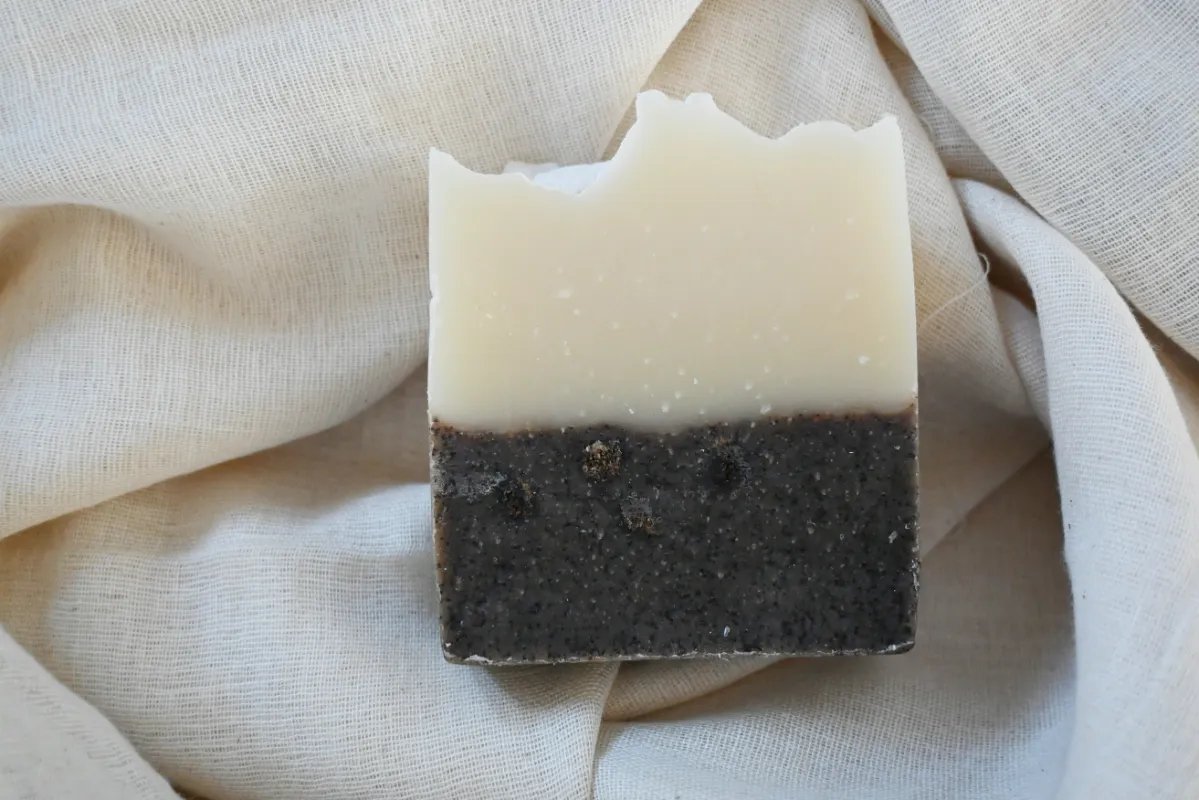 Coffee Soap - with exfoliating coffee grinds and coffee oil