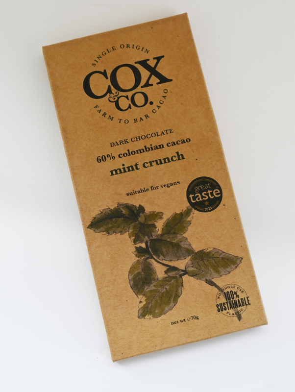Cox & Co Dark Chocolate - Mint Crunch
