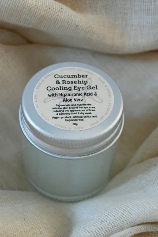 Cucumber & Rosehip Cooling Eye Gel with Hyaluronic Acid