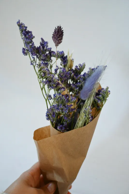 Product: Dried Flower Arrangement - Purple