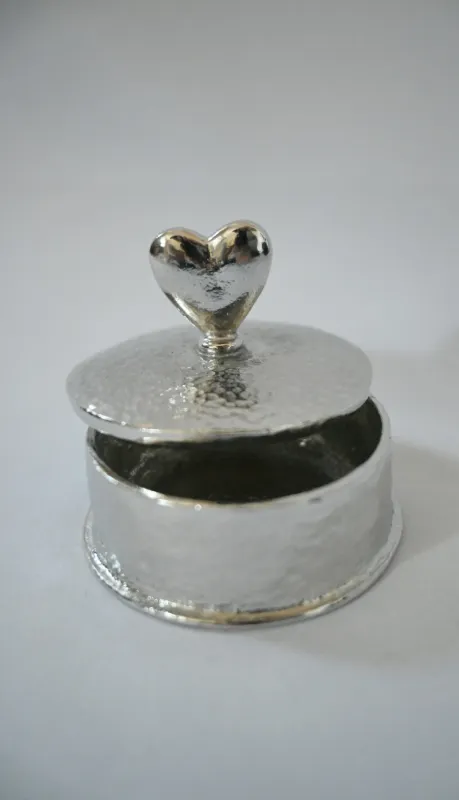 Product: English Pewter Anniversary Trinket Box