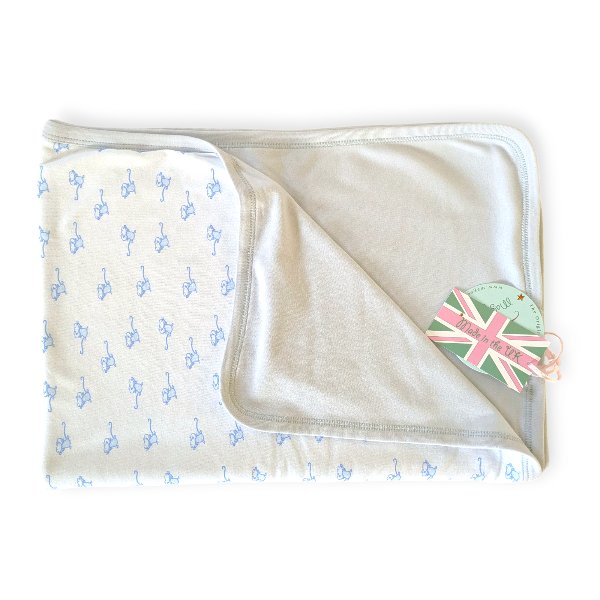 Extra Large Mouse Blanket | Blue Mice