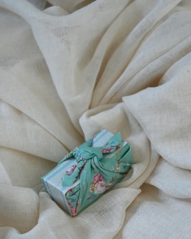 Product: Floral Fabric Wrapped Soaps
