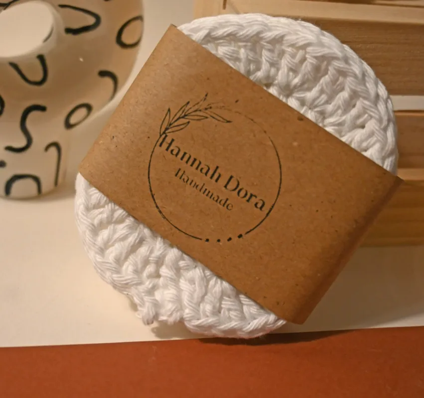 Product: Hand-Knitted Face/Body Scrubs