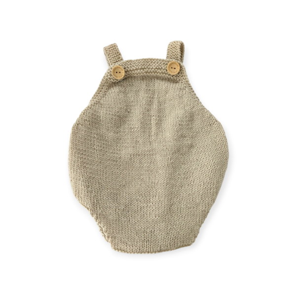Hand Knitted Sand Romper 6-9 months