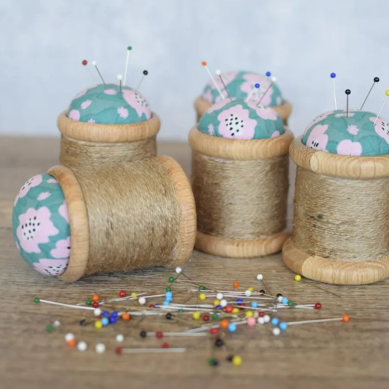 Hand Turned Wood Pin Cushion