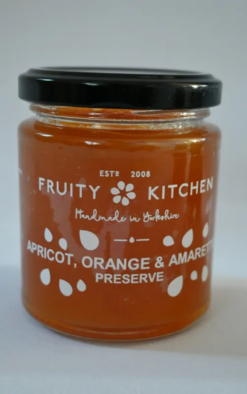 Handmade Apricot, Orange & Amaretto Preserve 227g