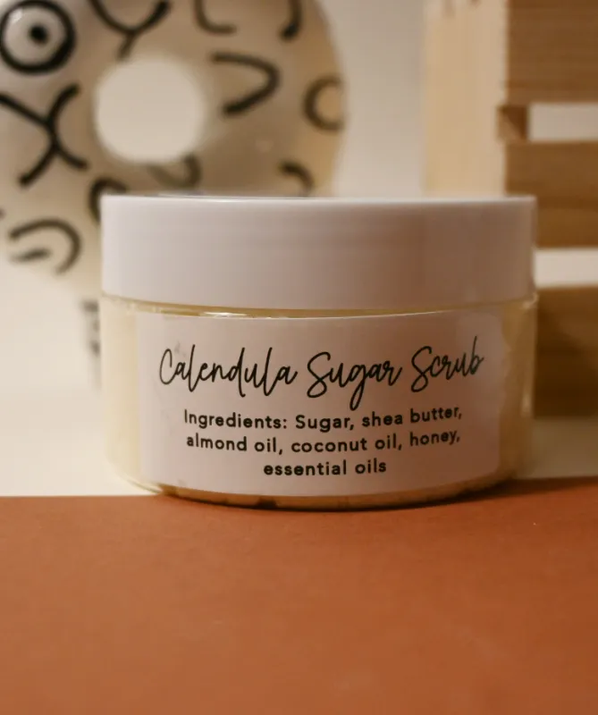 Product: Handmade Calendula Sugar Scrub