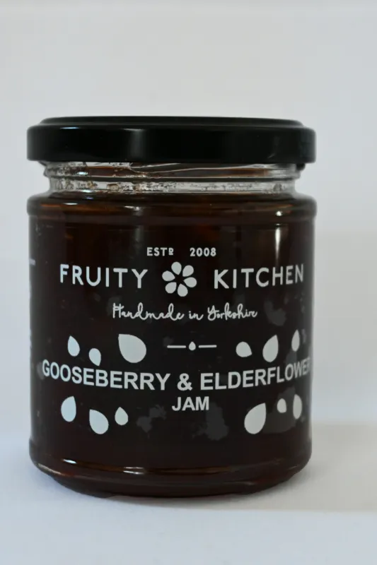 Handmade Gooseberry & Elderflower Jam 227g