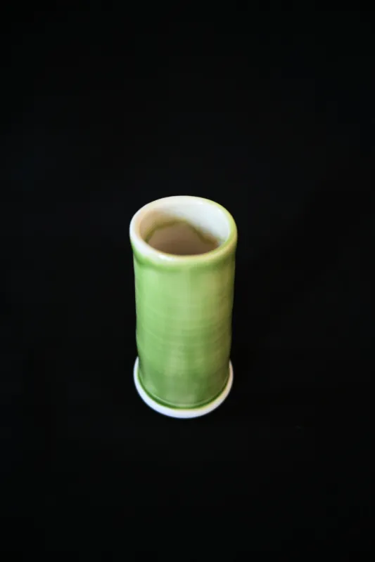 Product: Handmade Green Narrow Vase