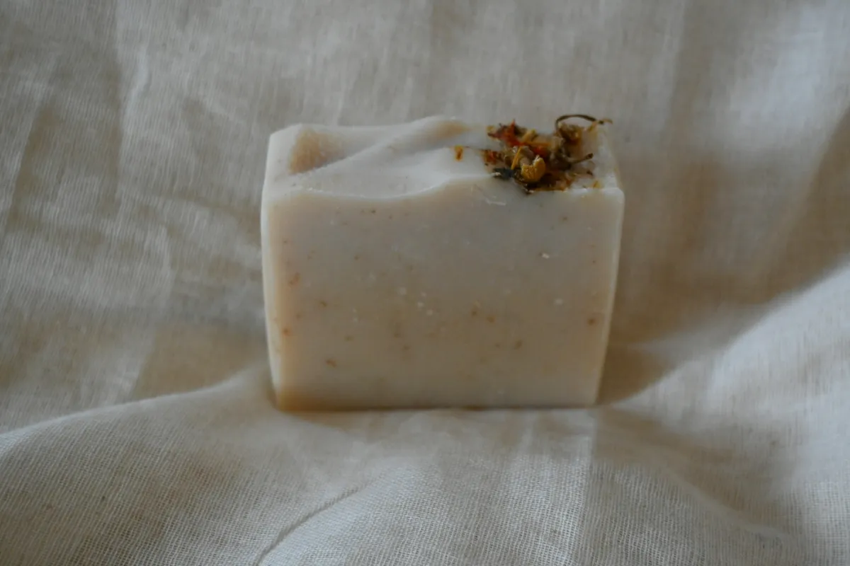 Handmade Honey & Oats Goat Milk Soap