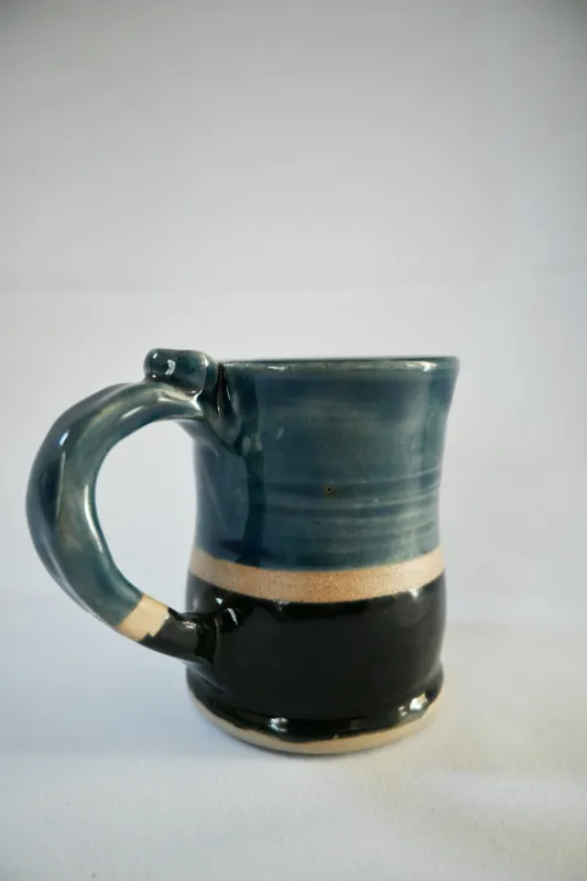 Product: Handmade Large Blue Ceramic Mug