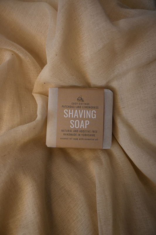 Product: Handmade Men's Lemongrass and Patchouli Shaving Soap