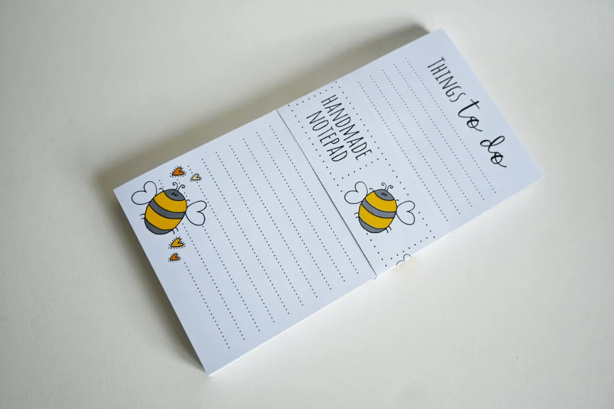 Handmade Notepad Things To Do