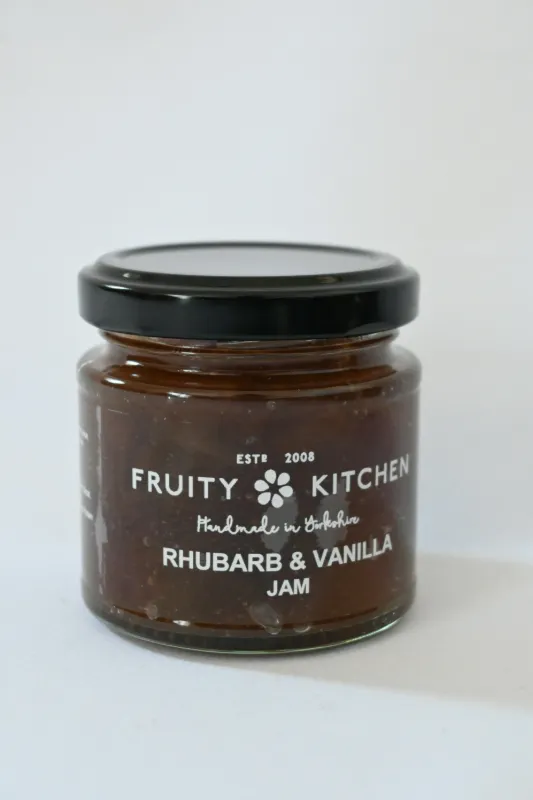 Handmade Rhubarb & Vanilla Jam 125g
