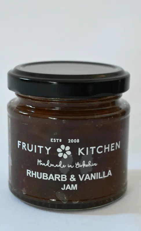 Product: Handmade Rhubarb & Vanilla Jam 227g