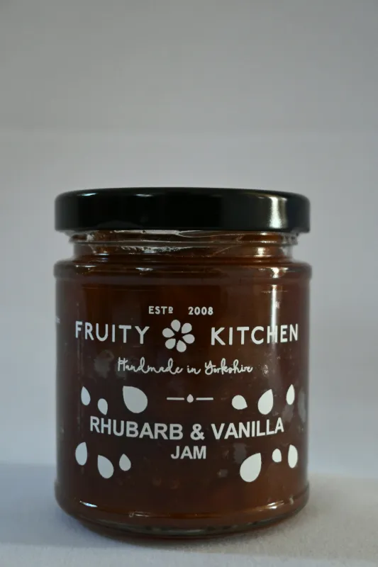 Product: Handmade Rhubarb & Vanilla Jam 340g