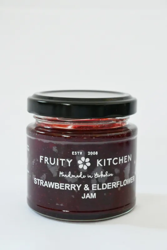 Product: Handmade Strawberry & Elderflower Jam 125g