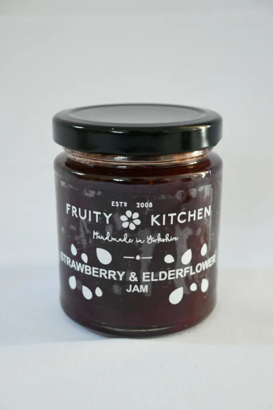Product: Handmade Strawberry & Elderflower Jam 227g