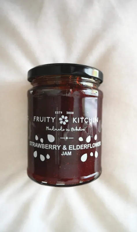 Product: Handmade Strawberry & Elderflower Jam 340g