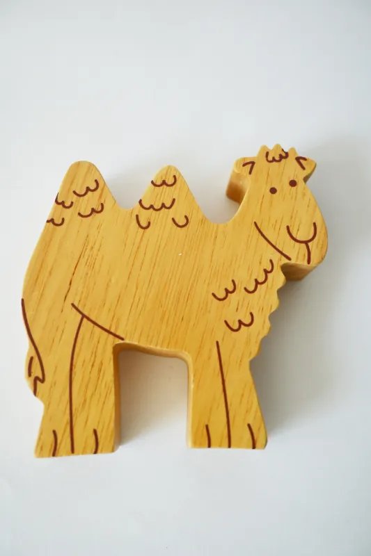 Handmade Wooden Camel