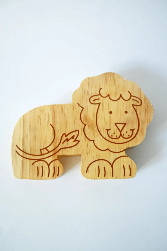 Product: Handmade Wooden Lion