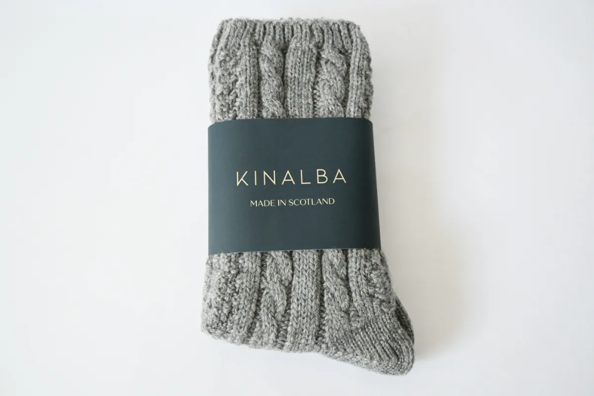 Product: Kinalba Cashmere Grey Socks