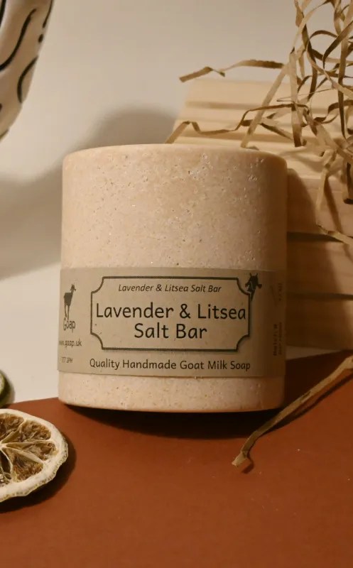 Product: Lavender & Litsea Salt Handmade Goats Milk Bar