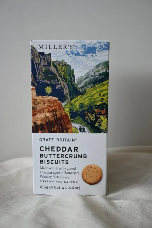 Product: Miller's Cheddar Buttercrumb Biscuits