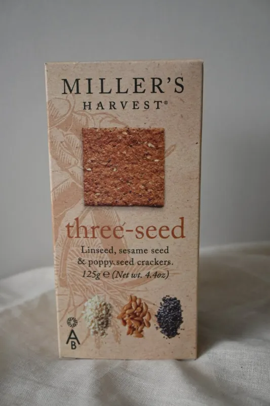 Miller's Harvest Three-Seed Crackers