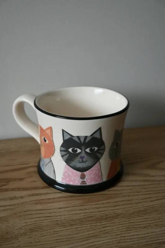Moorland Ceramic Mug - Cats