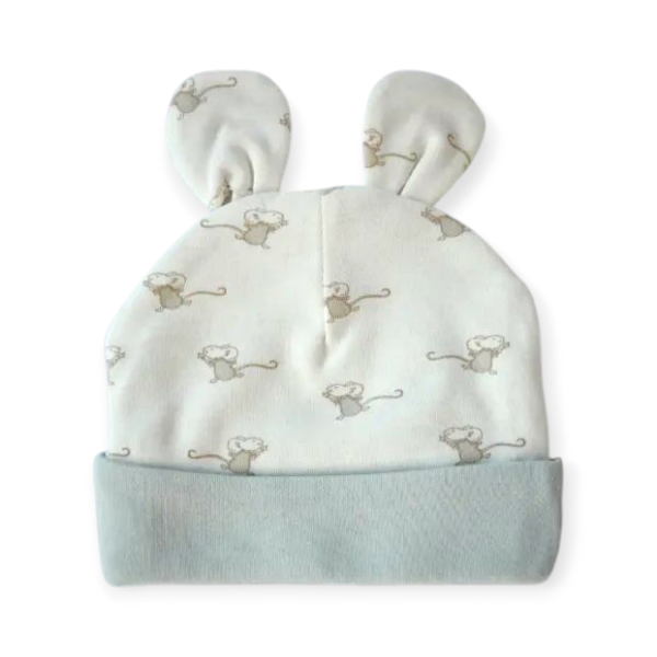 Product: Newborn Baby Hat with Ears | Grey