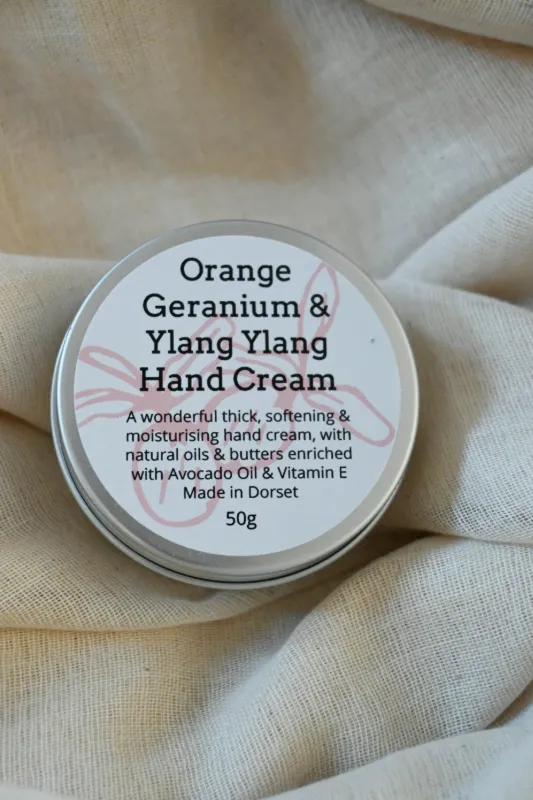 Product: Orange, Geranium & Ylang Ylang Hand Cream - 50g